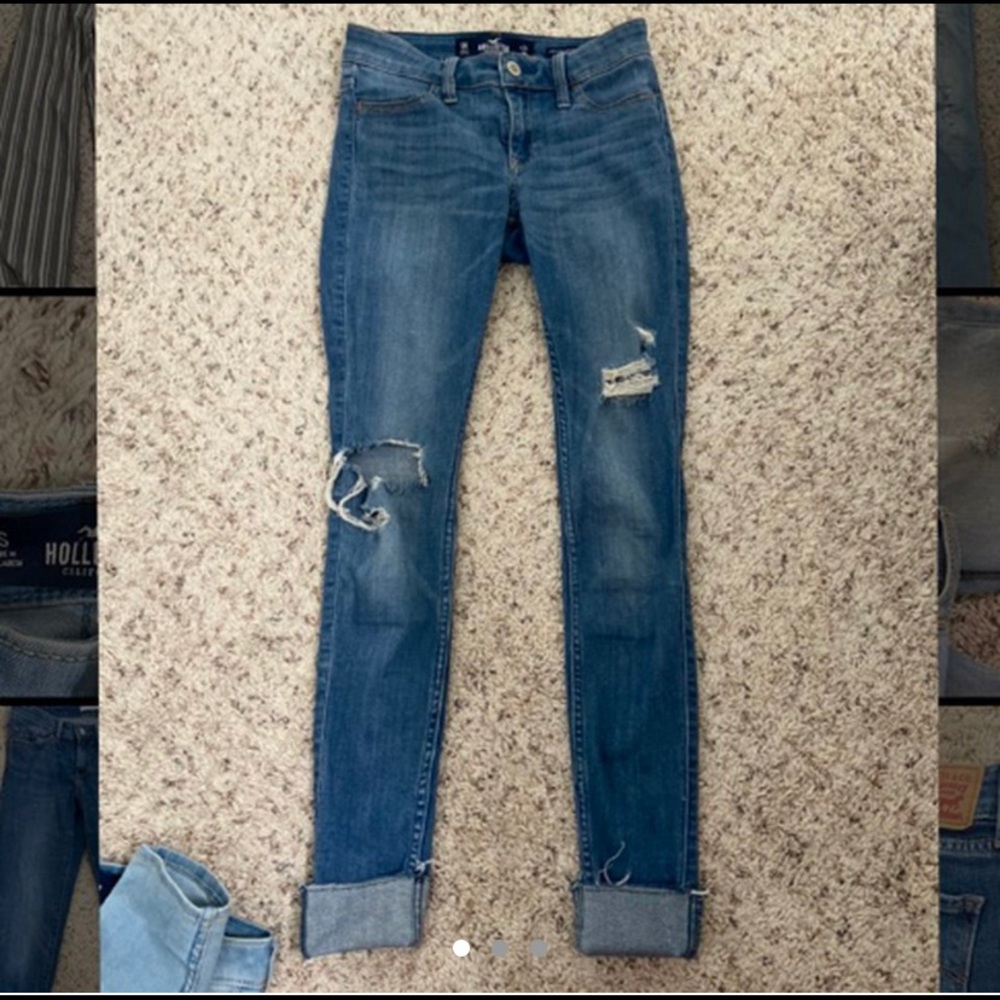 Hollister distressed jeans